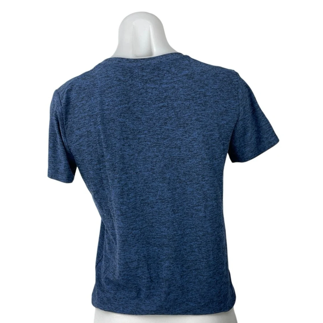 Outdoor Voices Women's Blue Space Dye Short Sleeve Athletic T Shirt Tee Top S - Image 4
