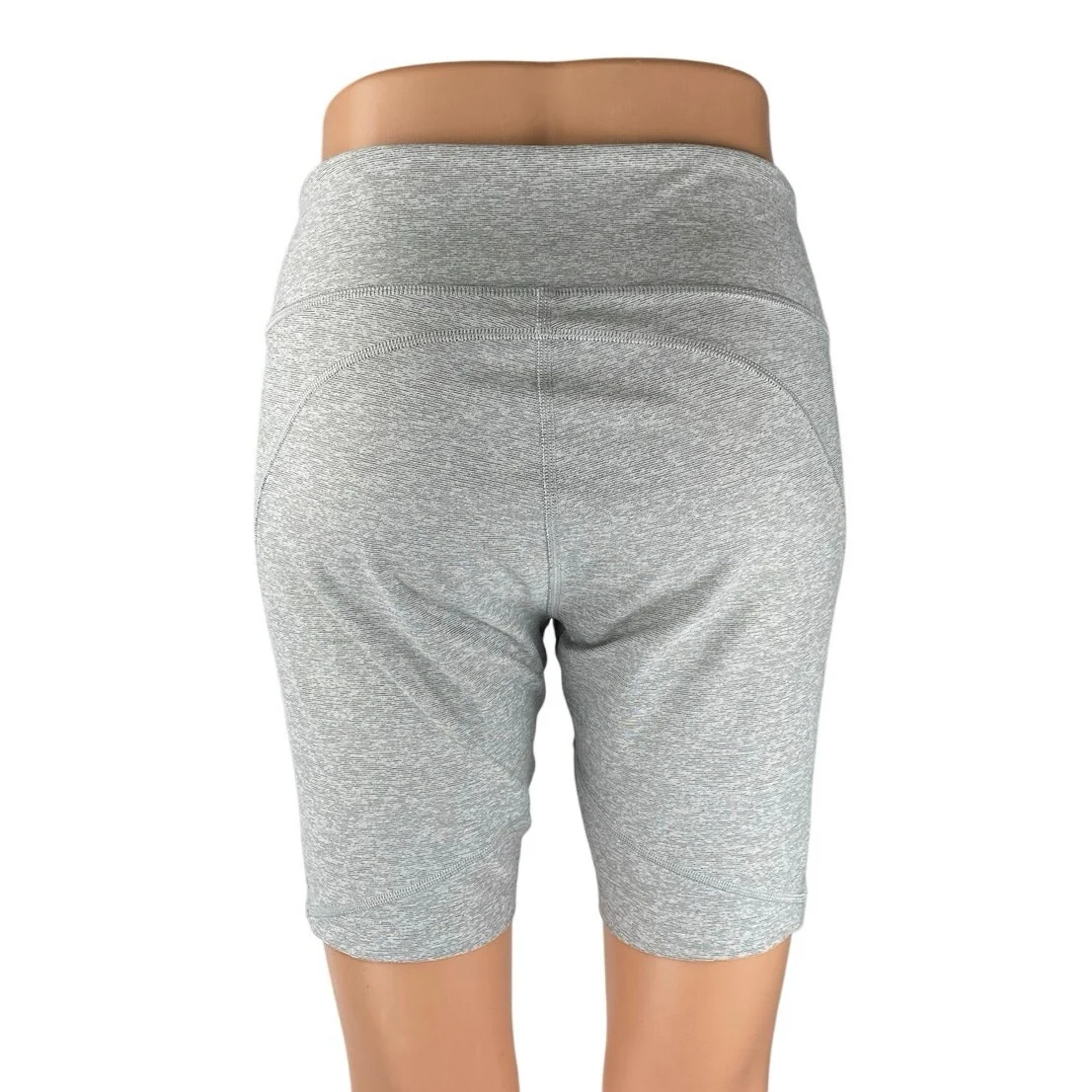 Outdoor Voices Women's Gray Mid Rise Yoga Athletic Running Biker Shorts Size M - Image 3