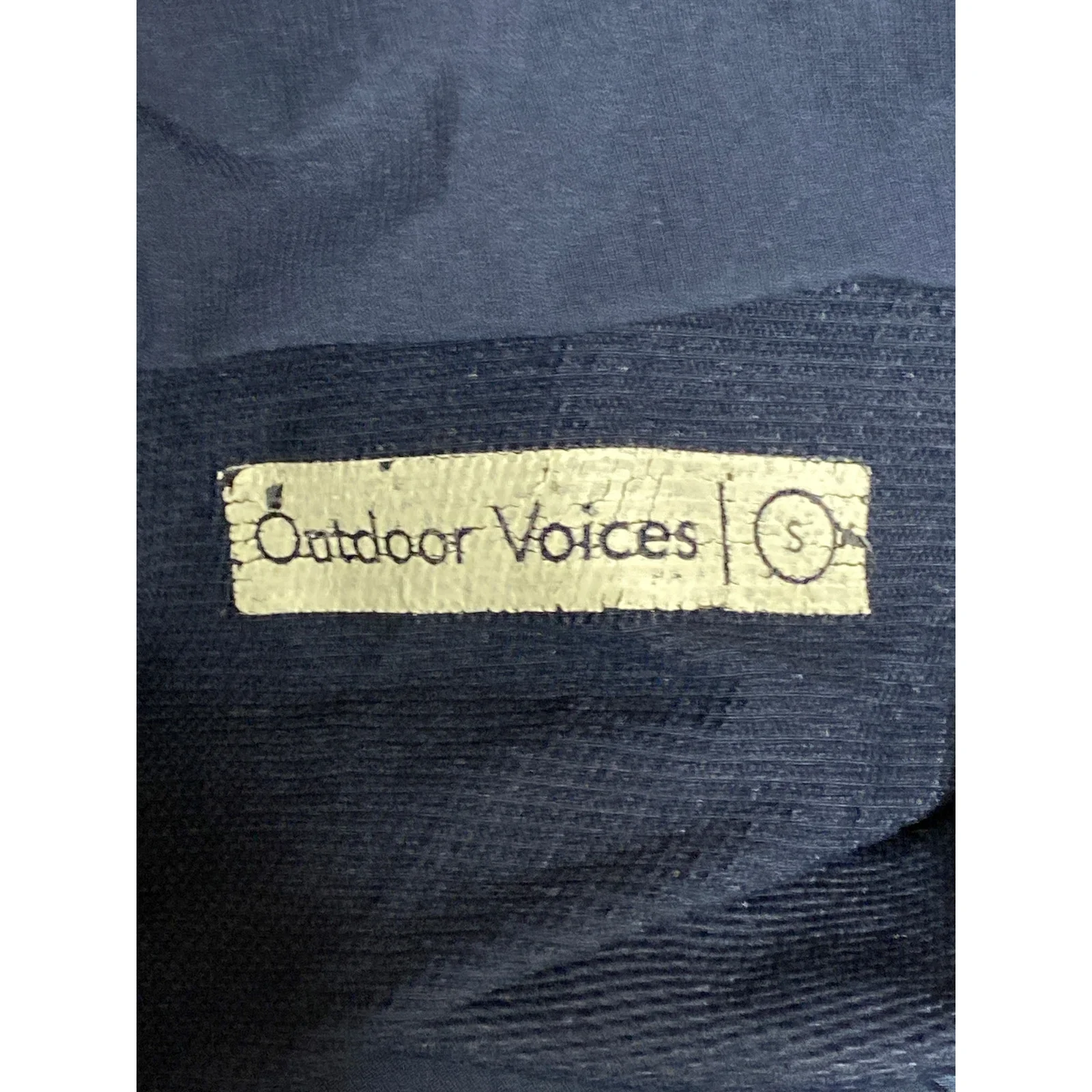 Outdoor Voices Womens Navy Blue Long Sleeve Hoodie Half Zip Anorak Jacket Size S - Image 5