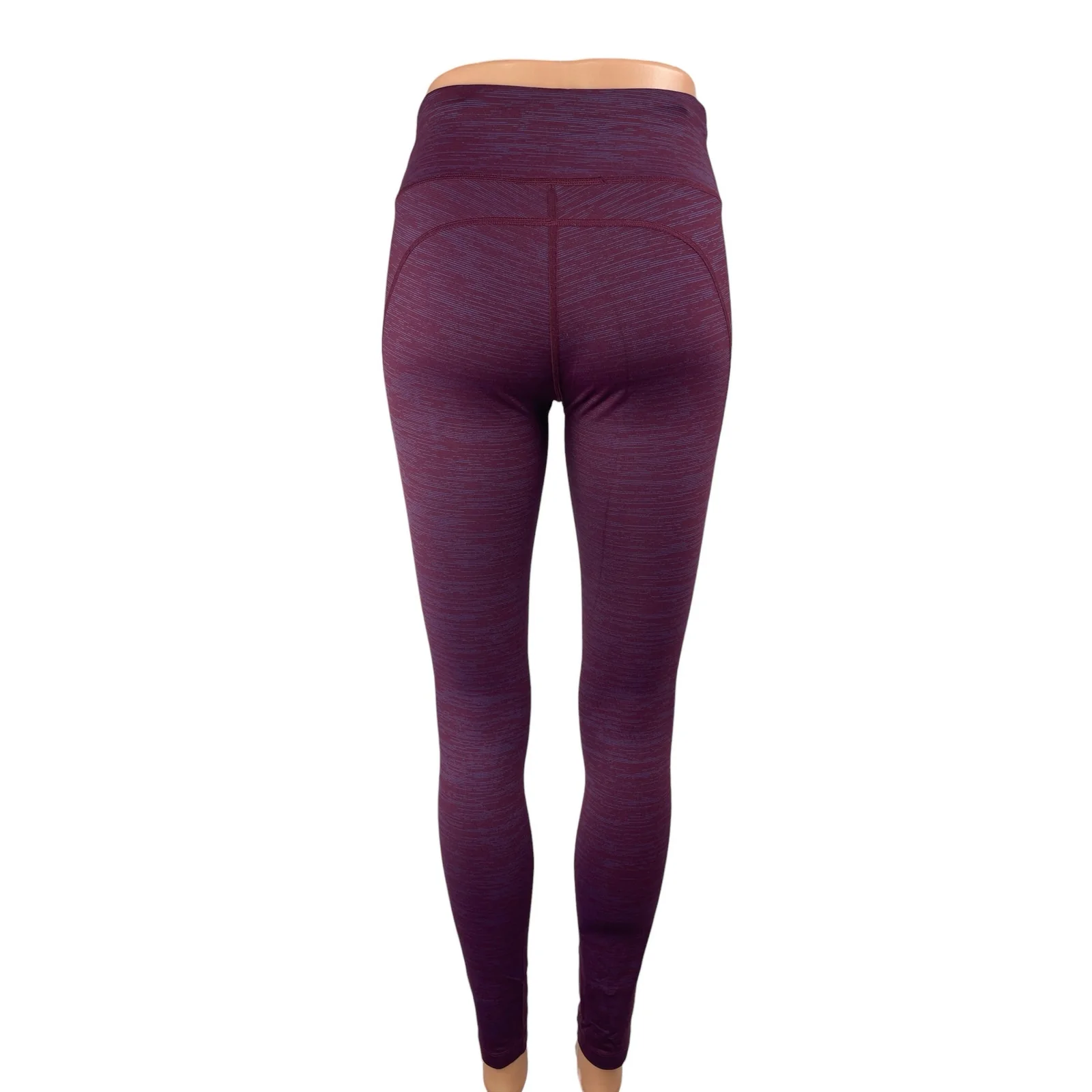 Outdoor Voices Women's Purple Mid Rise Skinny Activewear Yoga Leggings Pants S - Image 2