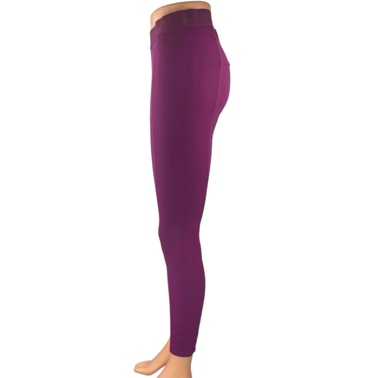 Outdoor Voices Women's Purple Skinny High Waist Fitness Workout Leggings Pants M - Image 2