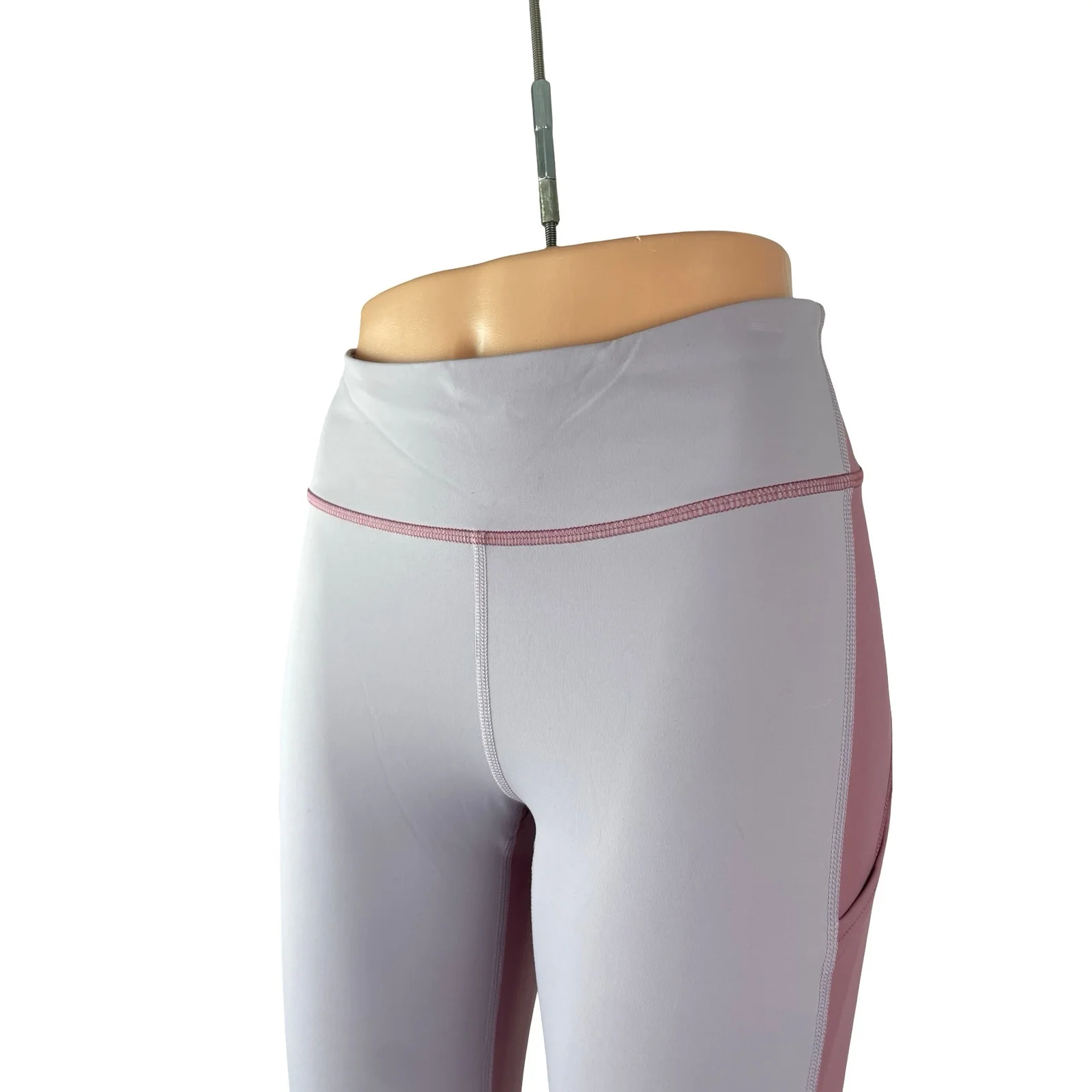Outdoor Voices Zoom Purple Pink Colorblock Yoga Workout Athletic Leggings Pant M - Image 3