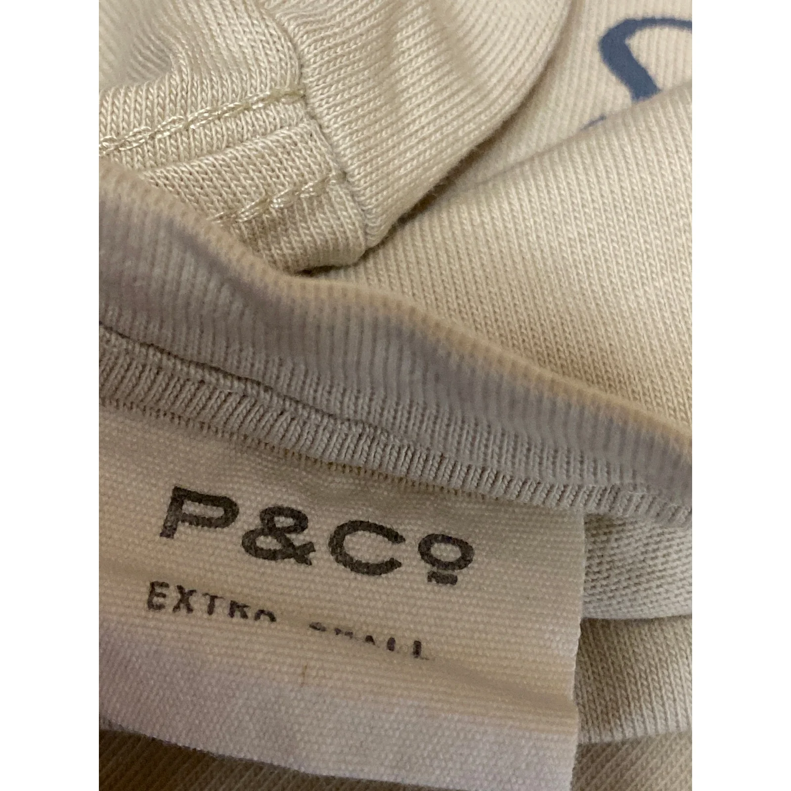 P&Co Women's Beige The Lost Years Floral Short Sleeve T Shirt Tee Top Size XS - Image 5