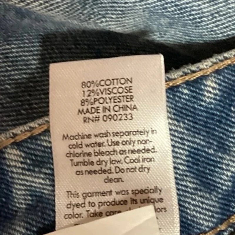 Pacsun Blue Cotton Stretch Light Wash High Rise Denim Skinny Jeans Size 24 - Image 5