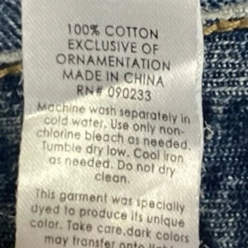 Pacsun Blue Yin Yang Medium Wash High Rise Casual Wide Leg Denim Jeans Size 26 - Image 6