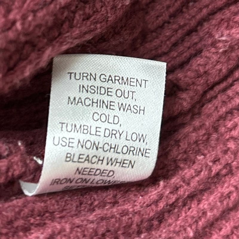 Pacsun Rugby Striped Red Cotton Long Sleeve Boat Neck Pullover Sweater Size XS - Image 8