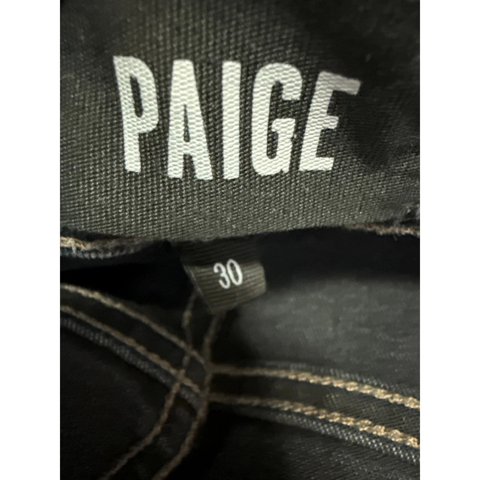 Paige Federal Men's Blue Mid Rise Skinny Straight Slim Fit Denim Jeans Pants 30 - Image 4