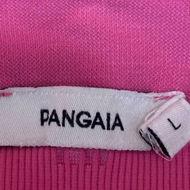 Pangaia Pink Sleeveless Activewear Gym Sports Bra & Biker Shorts Matching Set L - Image 6