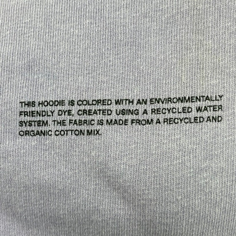 Pangaia Purple Organic Cotton Long Sleeve Crop Pullover Hoodie Sweatshirt Sz XXS - Image 3