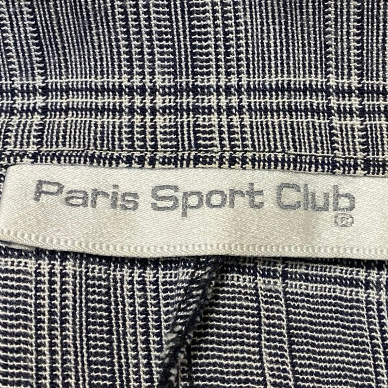 Paris Sport Club Women Gray Plaid Long Sleeve Double Breasted Blazer Jacket Sz S - Image 4