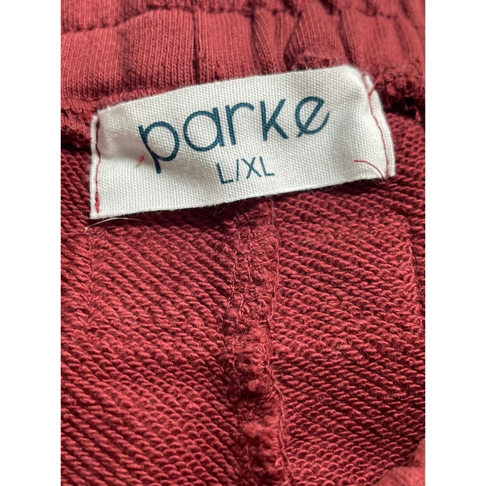 Parke Women's Red High Waisted Pull On A Line Athletic Mini Shorts Size L/XL - Image 5