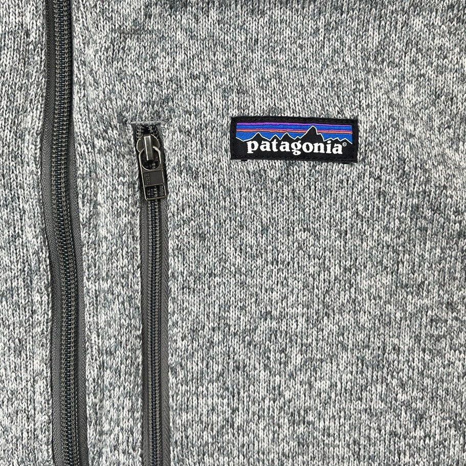 Patagonia Better Sweater Men's Gray Zip Fleece Long Sleeve Pullover Jacket Sz L - Image 4