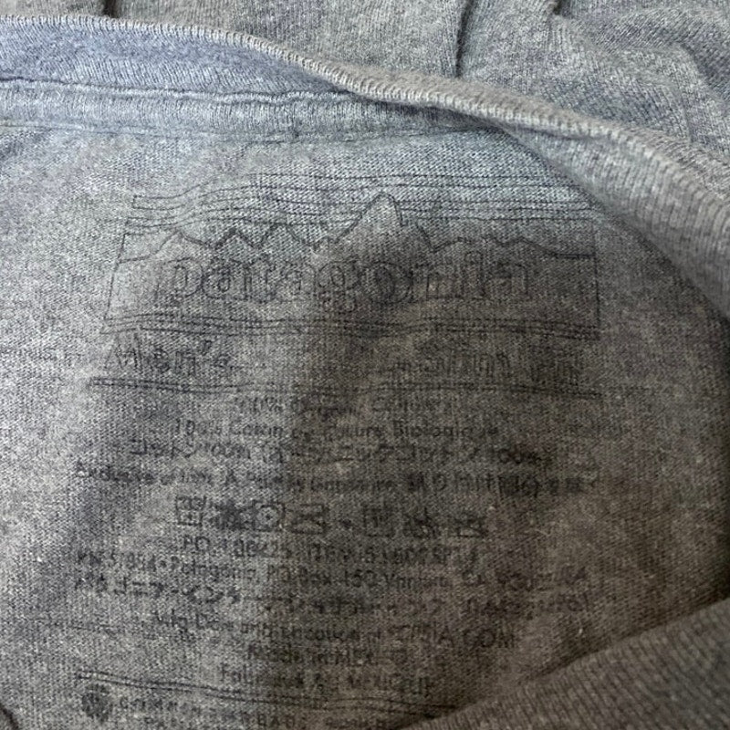 Patagonia Men's Gray Flying Fish Graphic Print Short Sleeve T Shirt Tee Top Sz S - Image 3