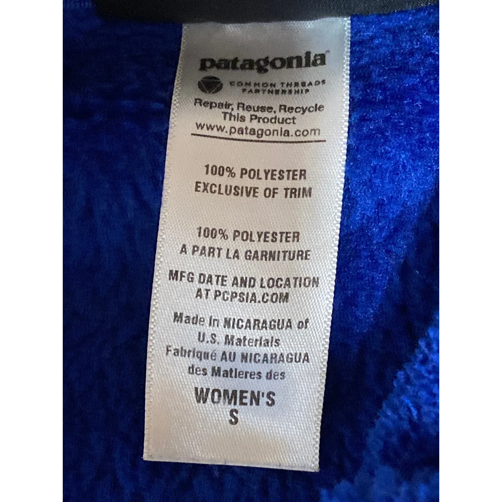 Patagonia Re-Tool Snap-T Fleece Long Sleeve Collared Sweater Sweatshirt Top Sz S - Image 5