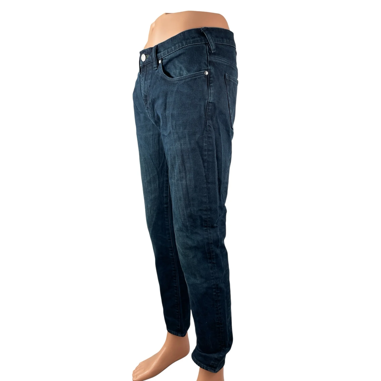 Paul Smith Super Soft Men's Blue Slim Straight Skinny Denim Jeans Pants Size 33 - Image 3