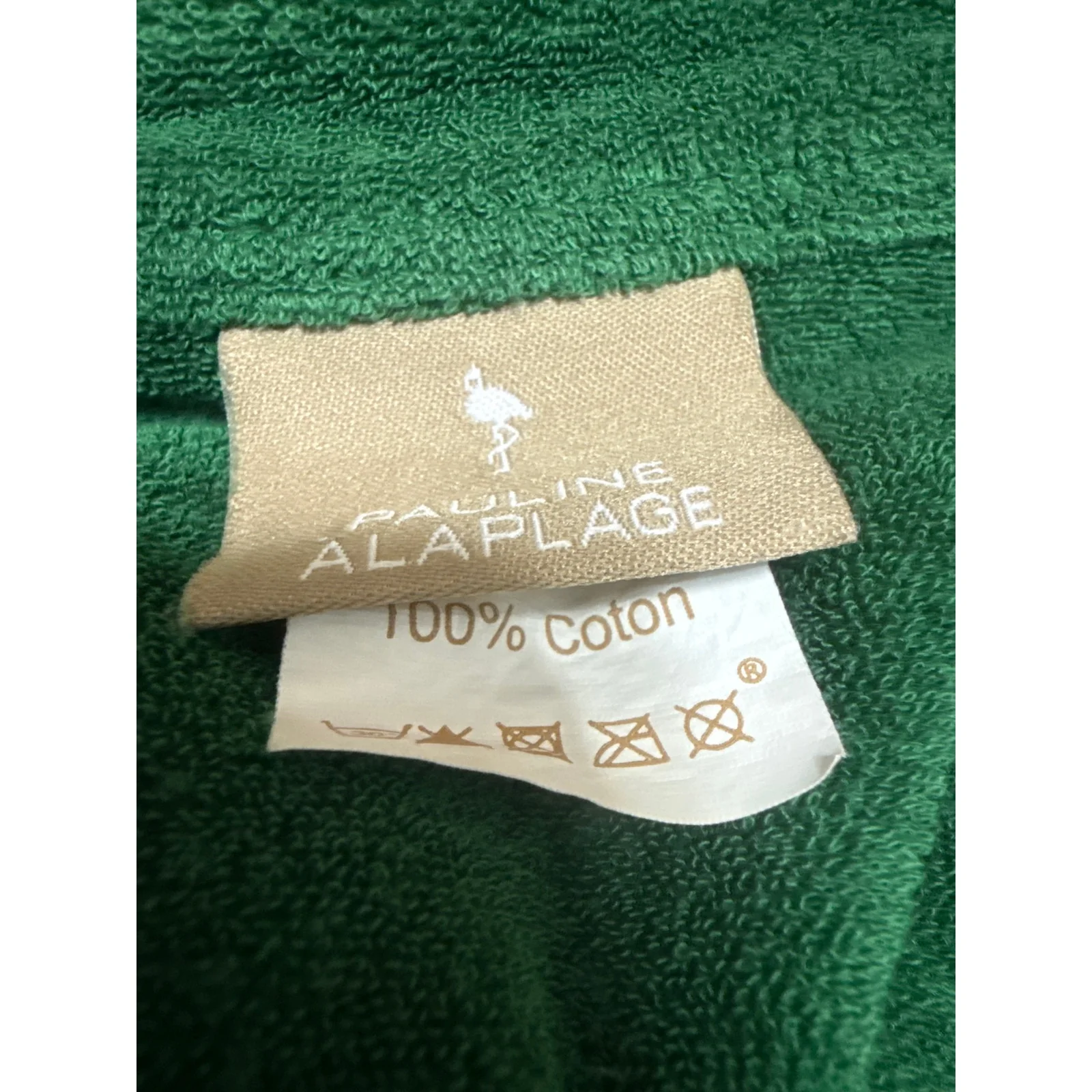 Pauline Alaplage Green Terry Polo Shirt Shorts Workout Athletic Activewear Set 3 - Image 5