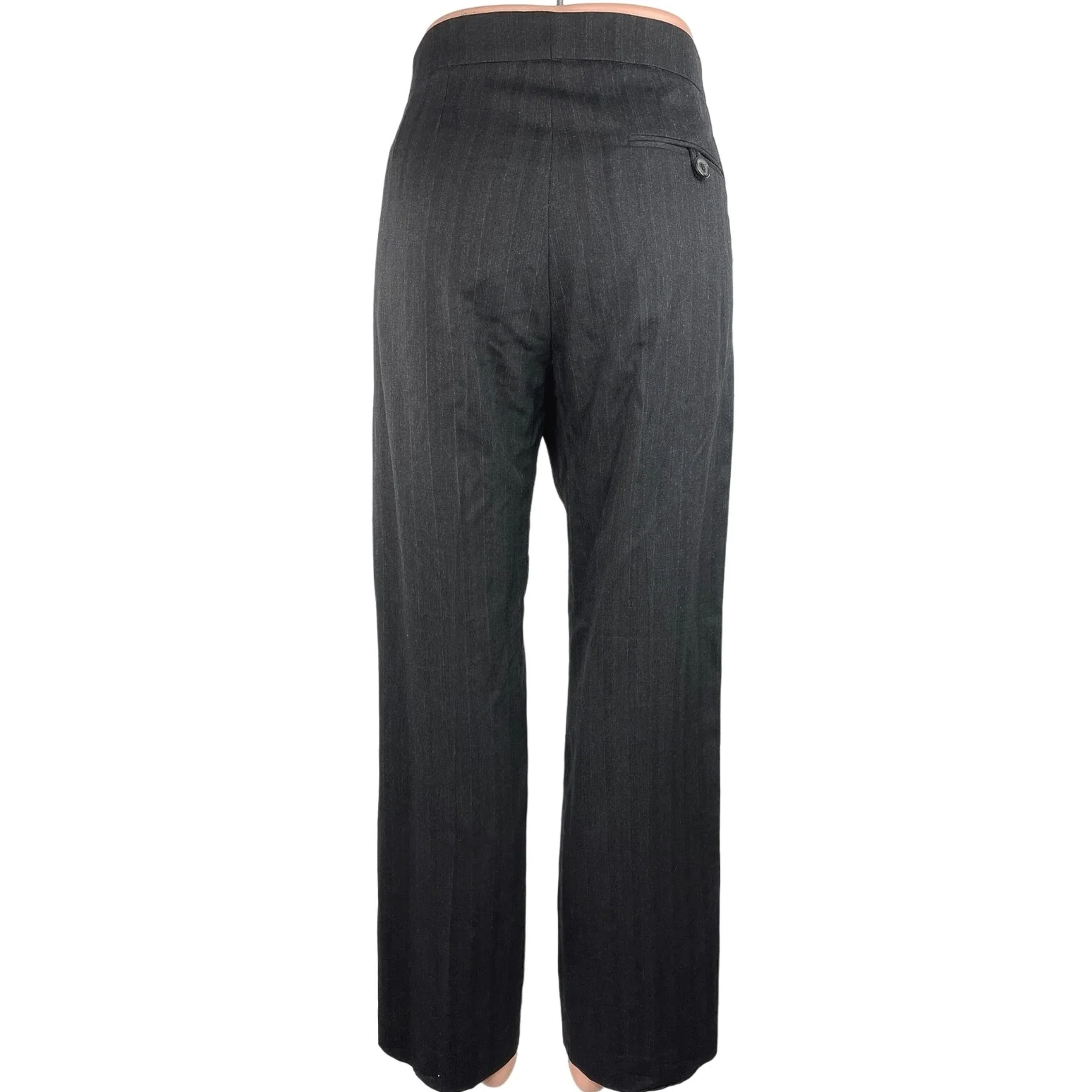 Piazza Sempione Judy High Rise Pull On Flat Front Straight Leg Dress Pants Sz 42 - Image 3