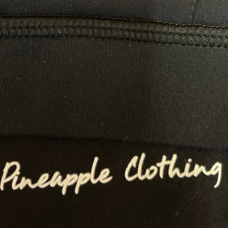 Pineapple Clothing Black Crossback Activewear Fitness Yoga Gym Sports Bra Size M - Image 3