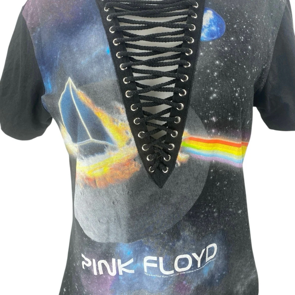 Pink Floyd The Dark Side of the Moon 2016 Crisscross Band T Shirt Tee Top Size S - Image 3