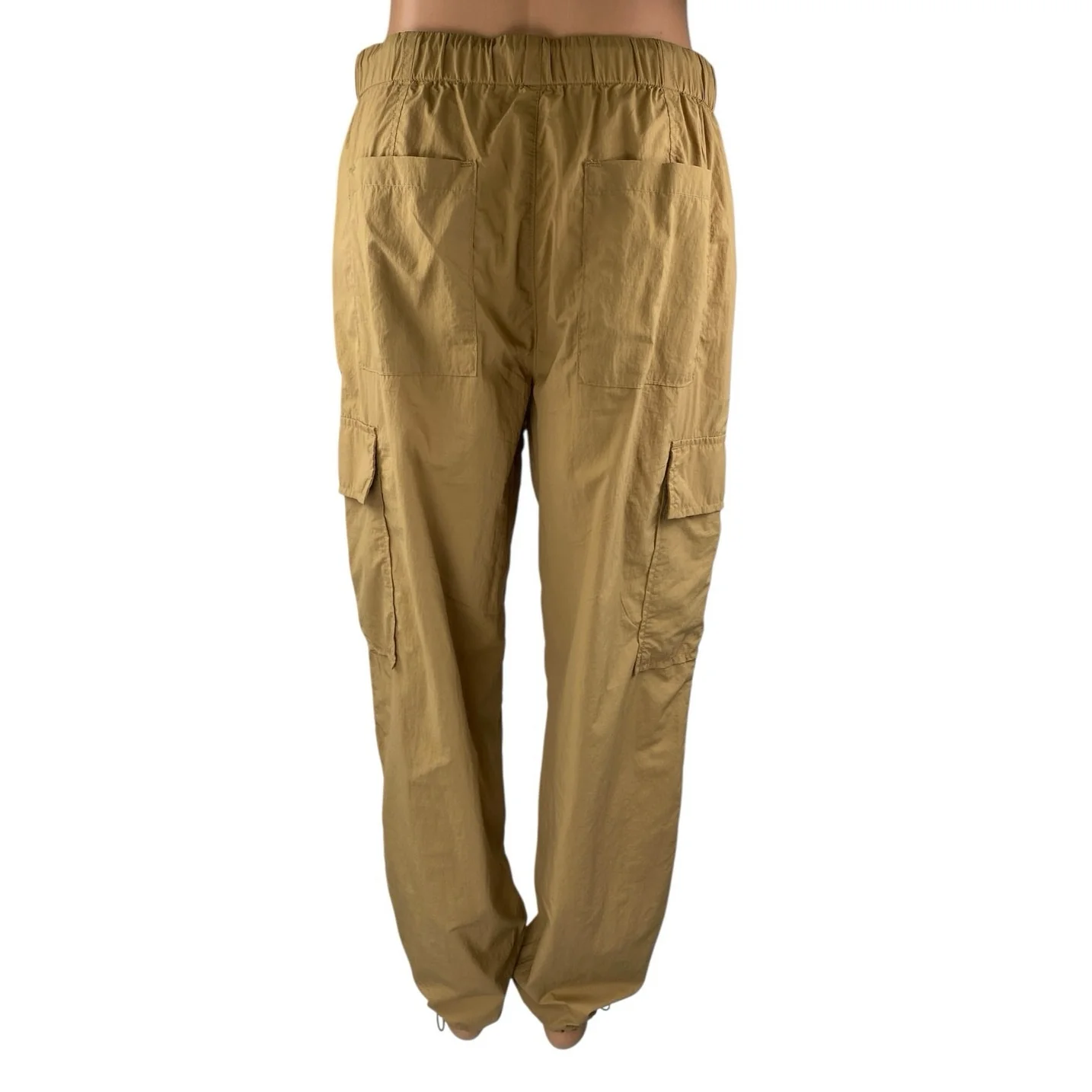 Pistola Women's Brown Elastic High Waist Drawstring Trousers Cargo Pants Size S - Image 3
