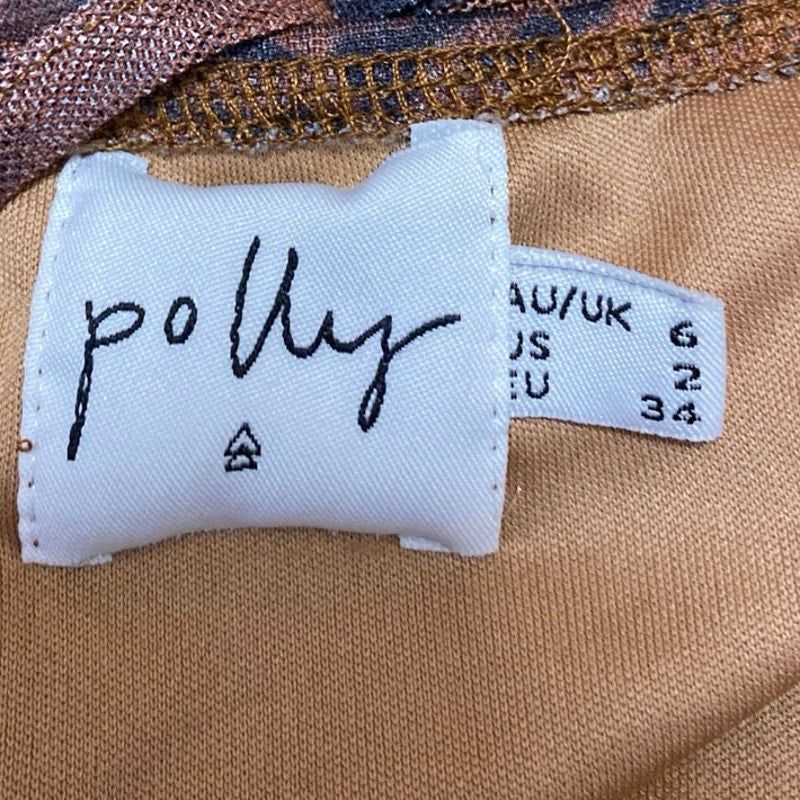 Polly Black Brown Tiger Animal Print Sleeveless Cami Tank Mini Bodycon Dress 2 - Image 4