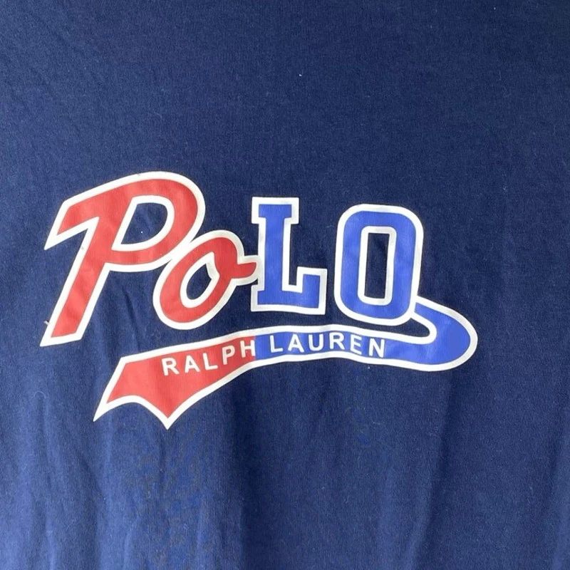 Polo Ralph Lauren Boys Blue Crewneck Short Sleeve Graphic Tee T shirt Top Size L - Image 3