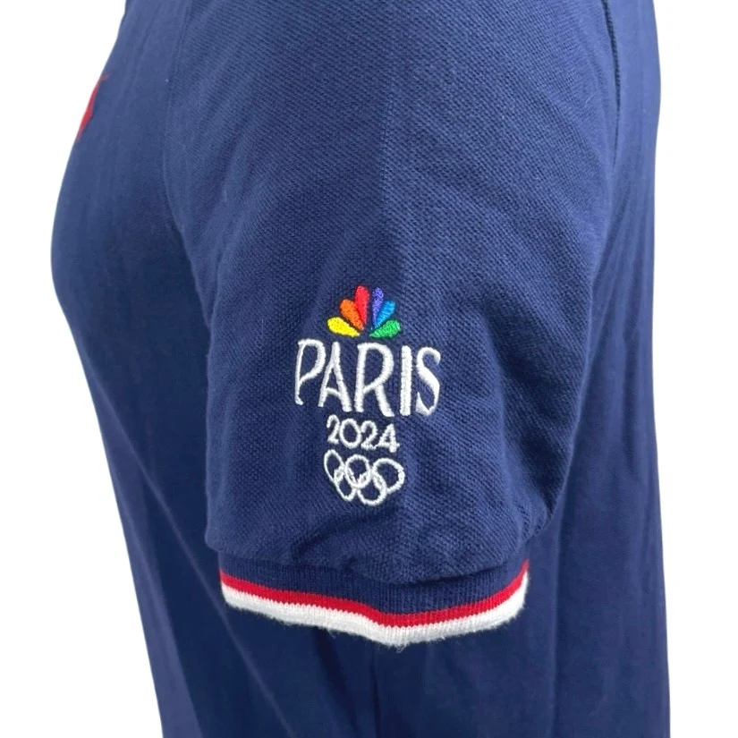 POLO Ralph Lauren Classic Fit Olympics Paris 2024 Short Sleeve Polo Shirt Top S - Image 4