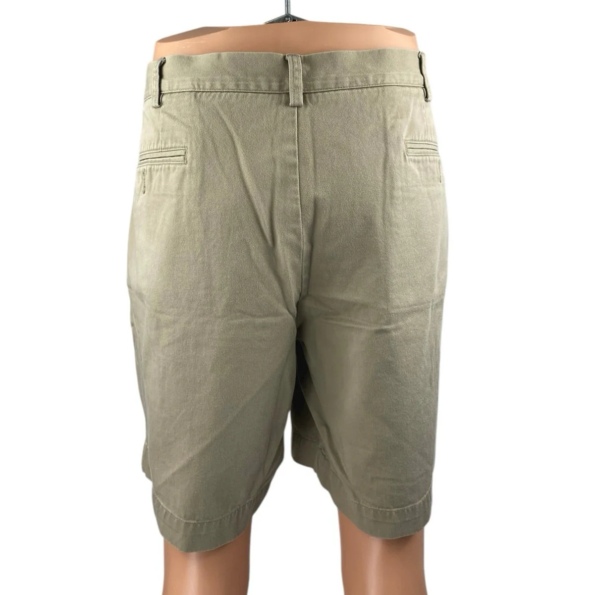 Polo Ralph Lauren Men's Green Classic Fit High Waist Khaki Chino Shorts Size 42 - Image 3