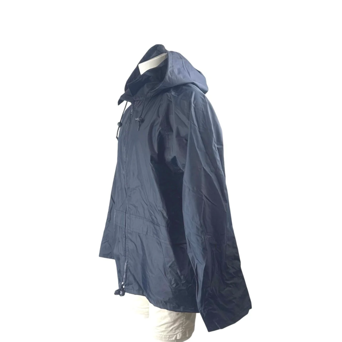 PortWest Men's Blue Hoodie Hooded Waterproof Workwear Rain Coat Jacket Size L - Image 2