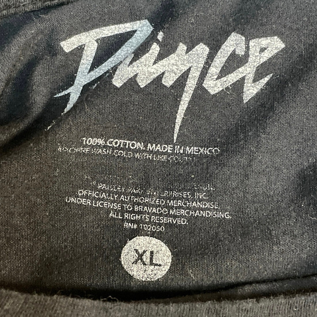 Prince Purple Rain Album Cover Graphic Short Sleeve Crop Tee T-Shirt Top Size XL - Image 5
