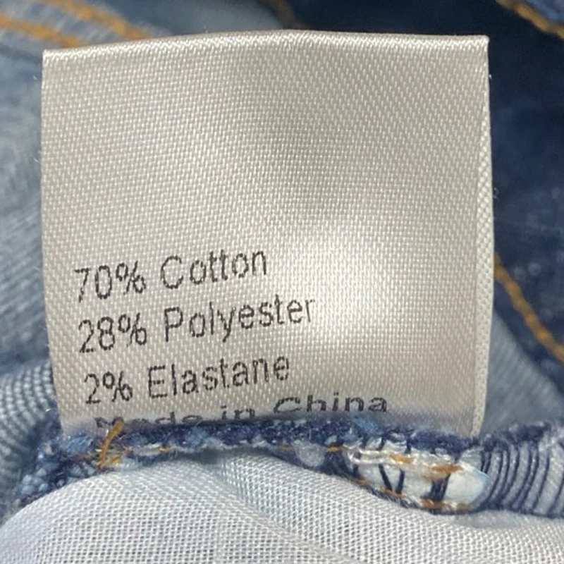 Princess Polly Blue High Waisted Split Hem Flared Bootcut Denim Jeans Pants 6 - Image 5