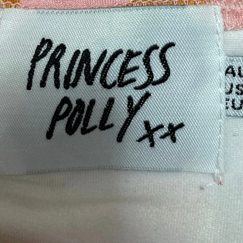 Princess Polly Camelia Pink Halter Sleeveless Cutout Tie Bra Bandeau Crop Top 0 - Image 4