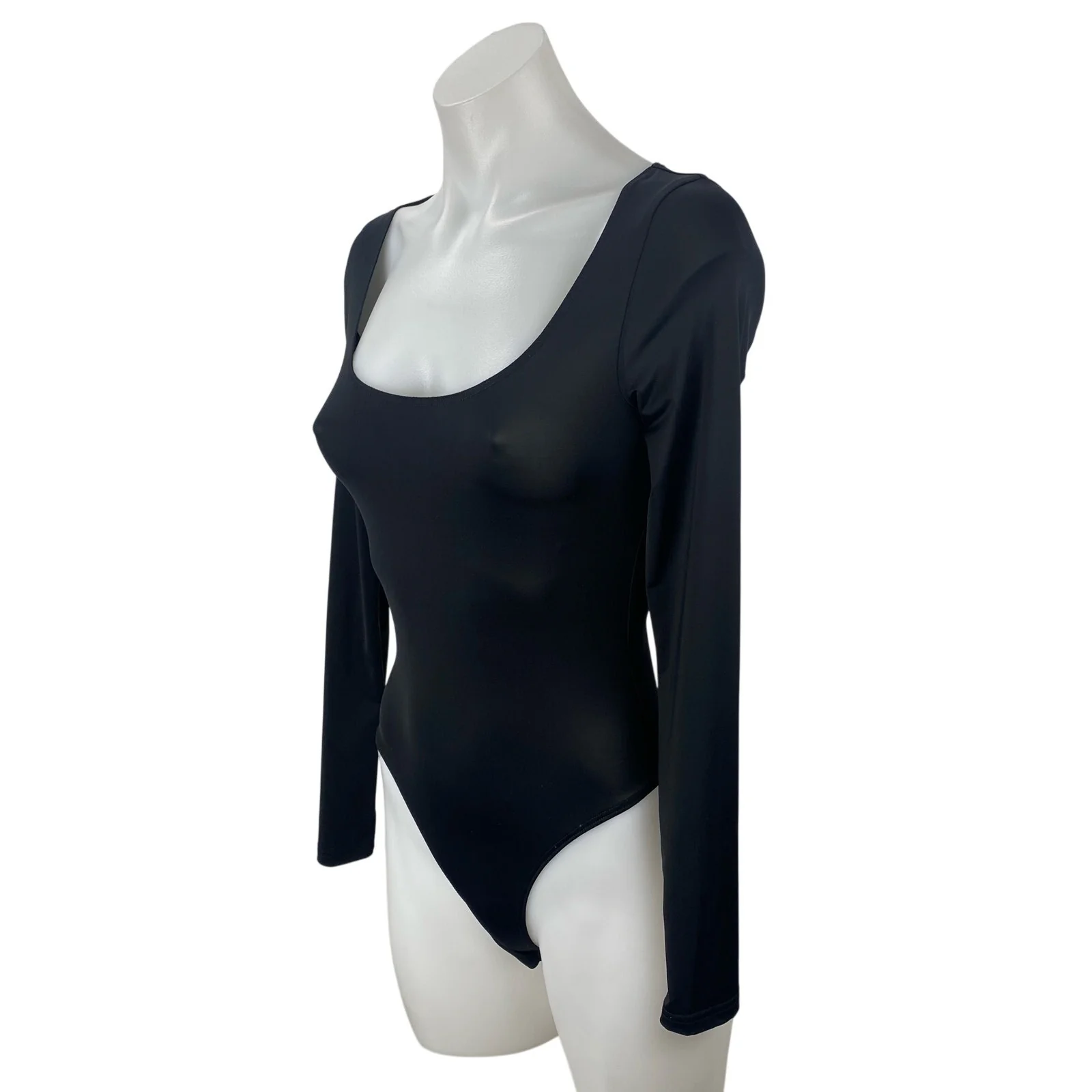 Princess Polly Ellery Women's Scoop Neck Long Sleeve Seamless Bodysuit Top Sz 2 - Image 2