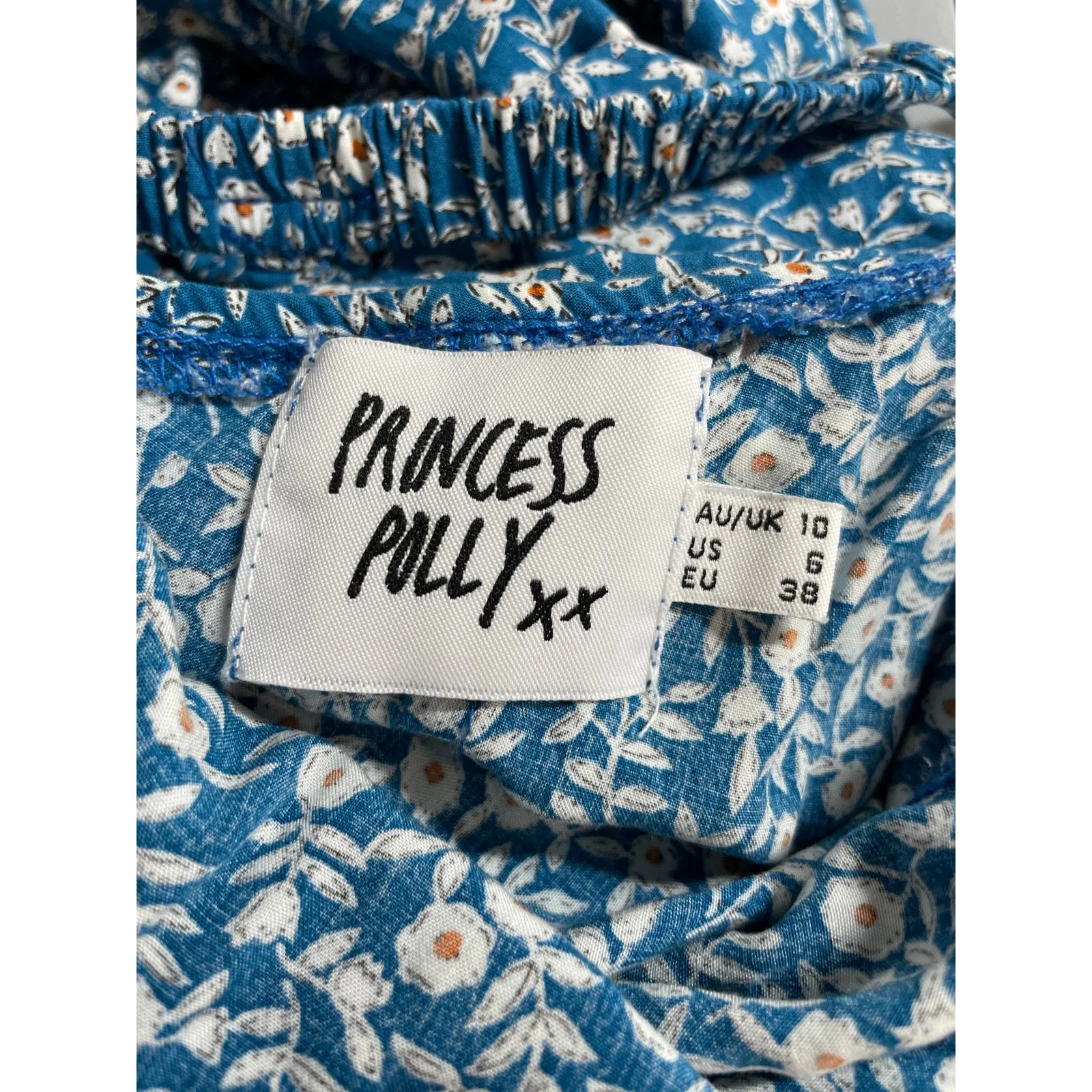 Princess Polly Georgia Floral Sleeveless Sweetheart Neck Midi A-Line Dress Sz 6 - Image 6