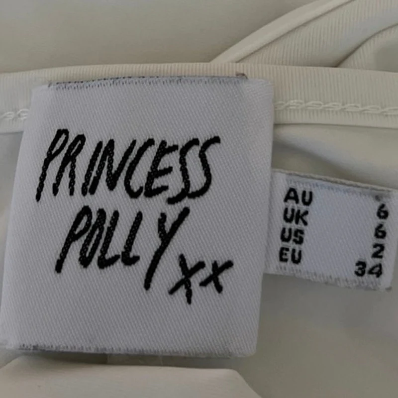Princess Polly Moran White 2 Piece Long Sleeve Bolero Mini Bodycon Dress Size 2 - Image 5