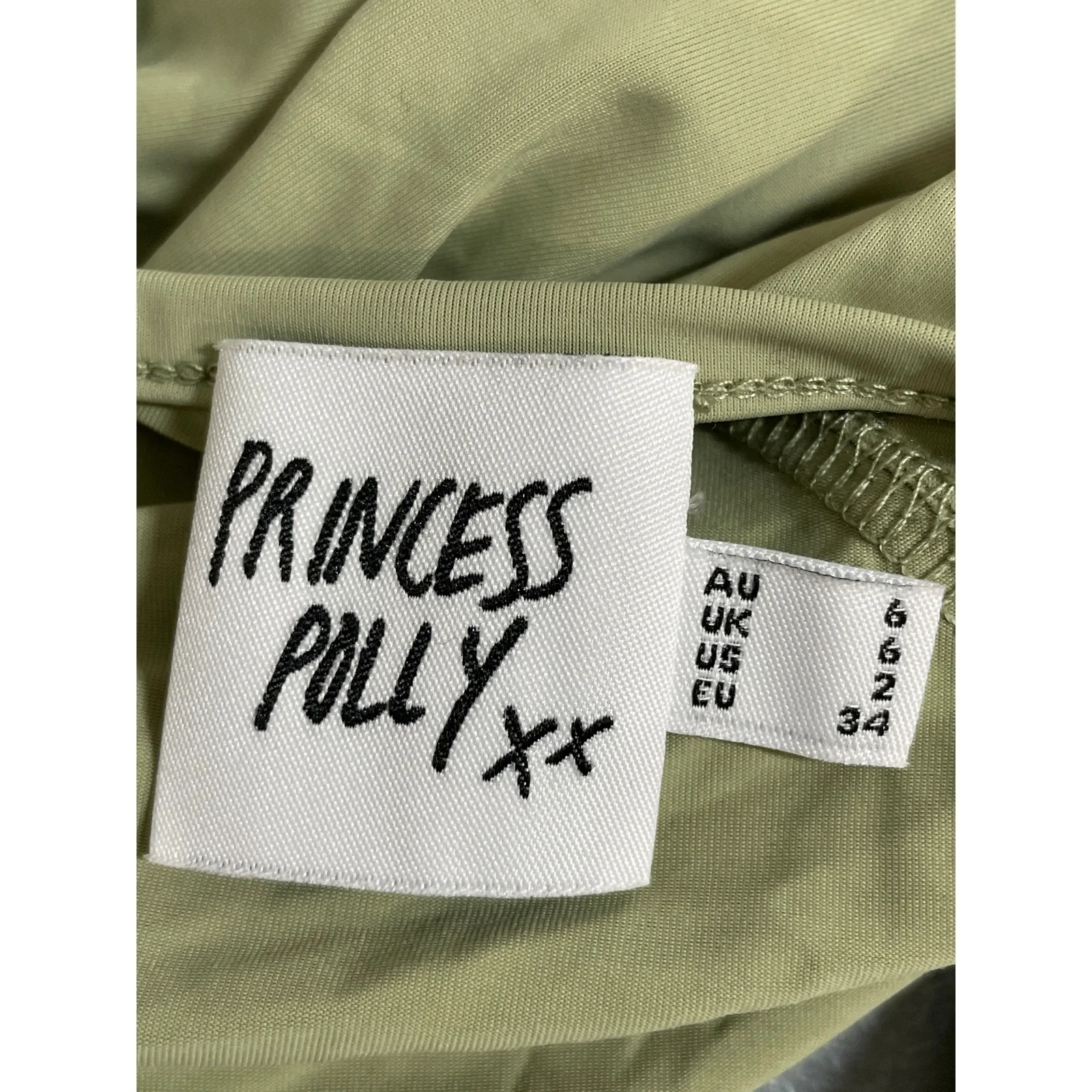 Princess Polly Moran Women's Green Square Neck Crop Bandeau Bolero Shrug Top 2 - Image 6