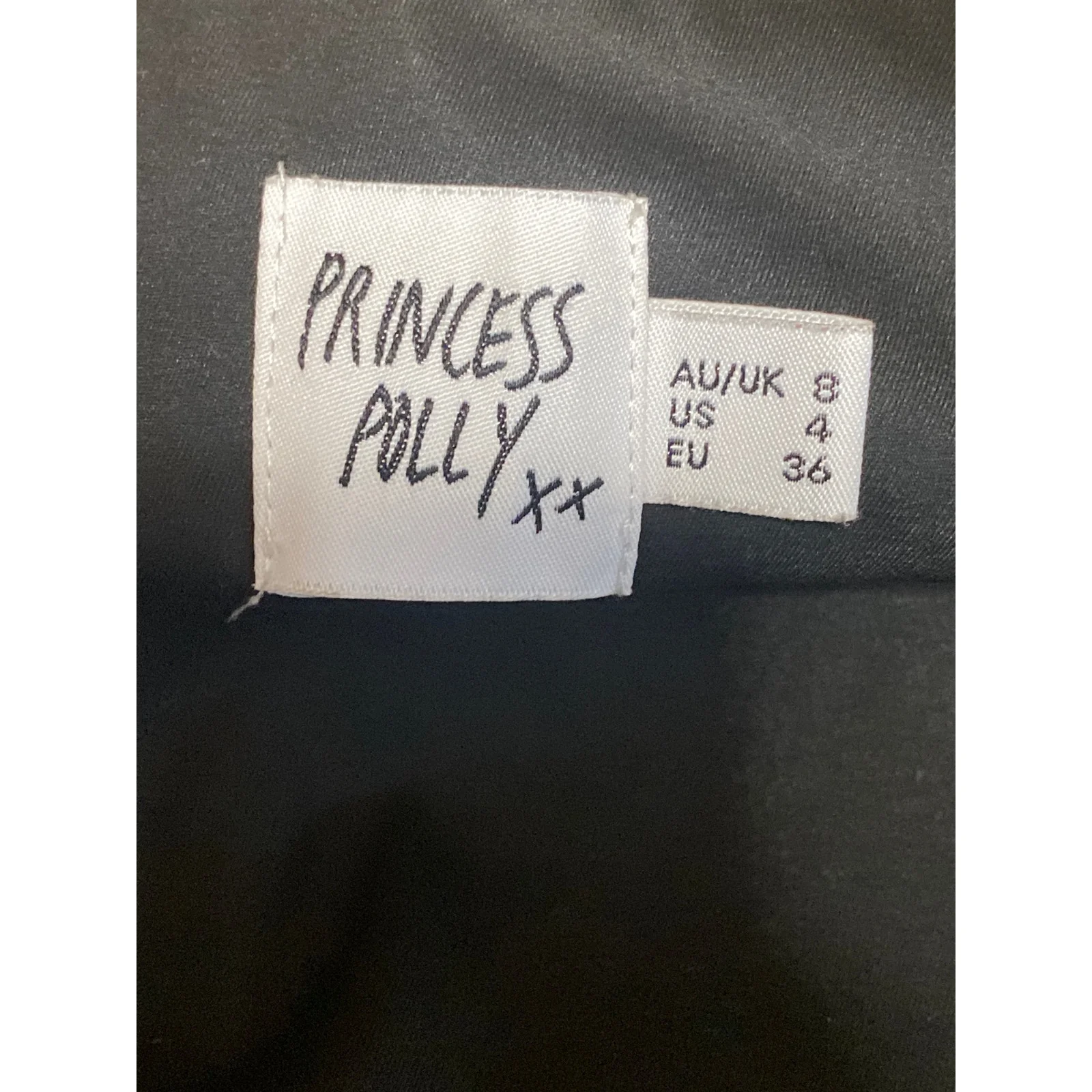 Princess Polly Women's Black Buckle Zip High Waist Pleated A Line Mini Skirt 4 - Image 5