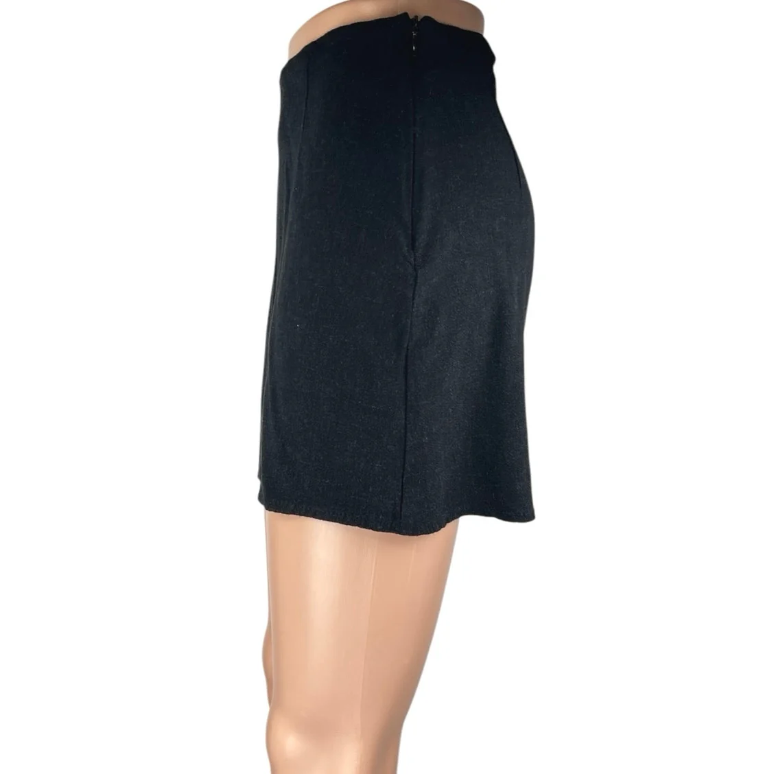 Princess Polly Women's Black High Waisted Pull On Stretch Pencil Mini Skirt 4 - Image 2