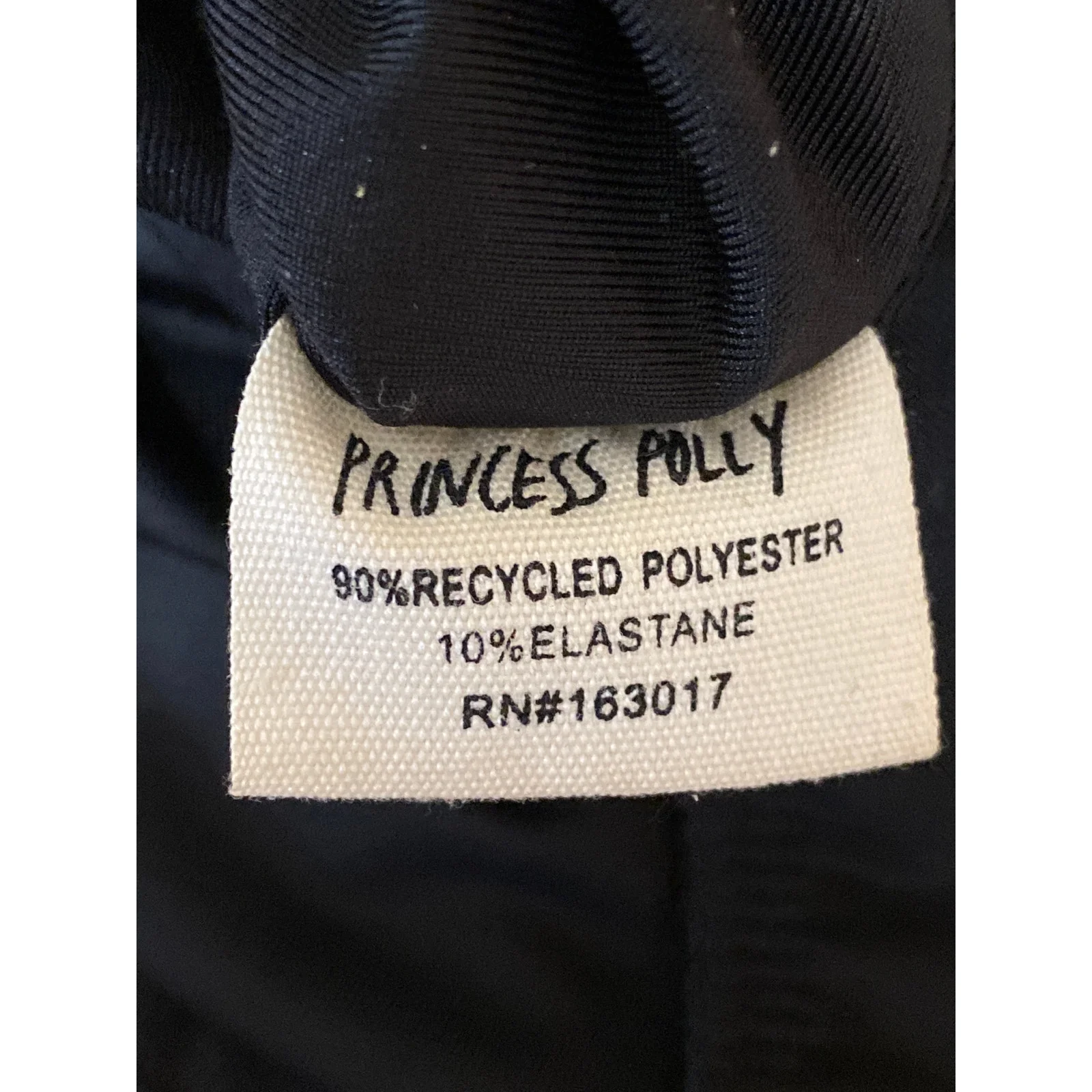 Princess Polly Womens Black Sleeveless Mock Neck Cutout Tank Bodysuit Top Size 8 - Image 6