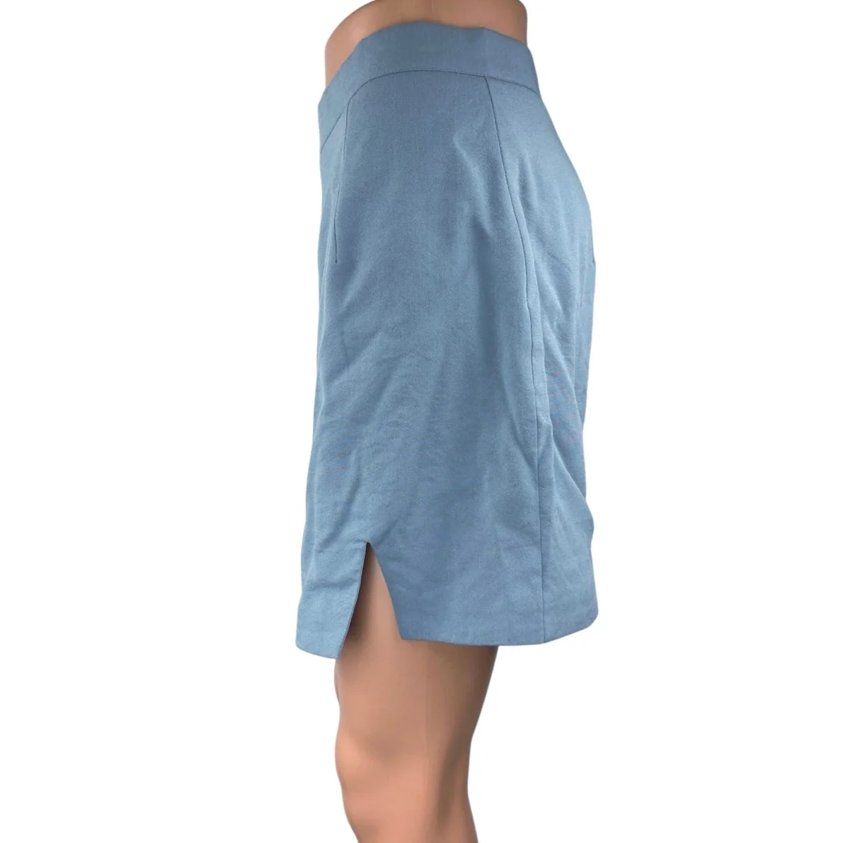 Princess Polly Women's Blue High Waist Casual Slit Mini Straight Pencil Skirt 8 - Image 2