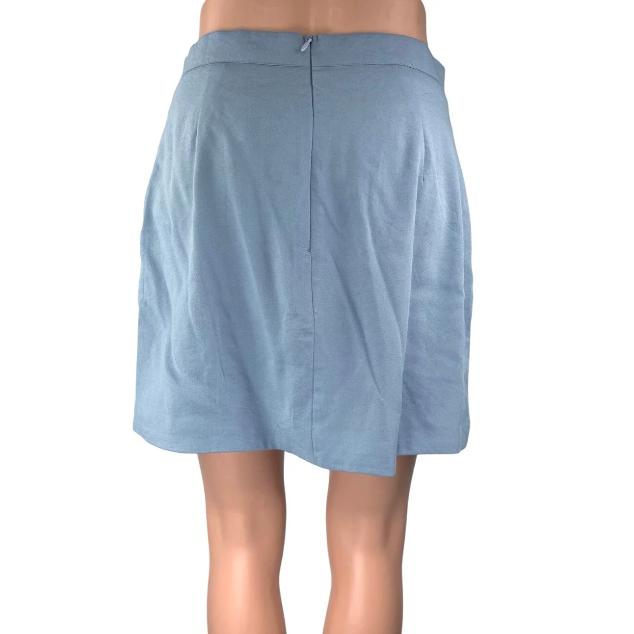 Princess Polly Women's Blue High Waist Casual Slit Mini Straight Pencil Skirt 8 - Image 3