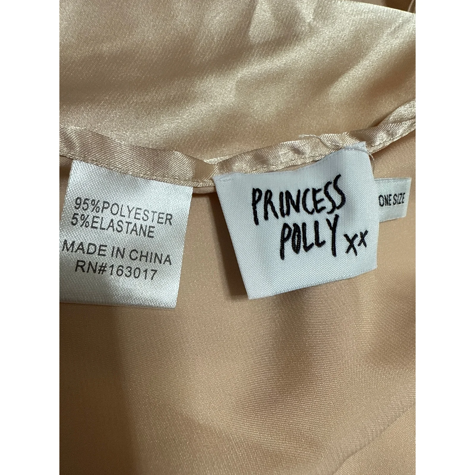 Princess Polly Women's Gold Yellow Silky Satin Shawl Wrap Neck Scarf One Size - Image 2