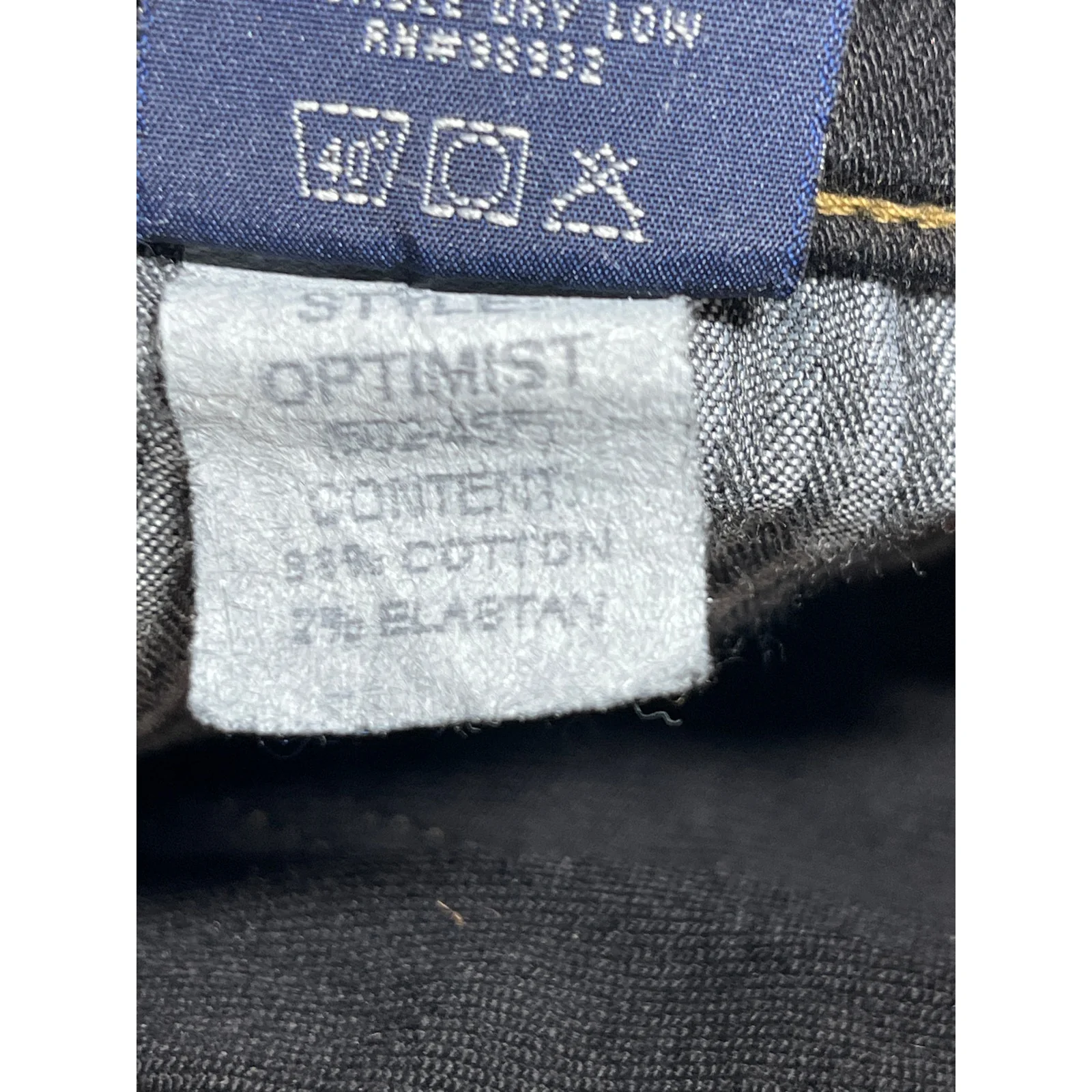 Principle Denim Innovators Black Fringe Raw Hem Mid Rise Straight Denim Jeans 27 - Image 6