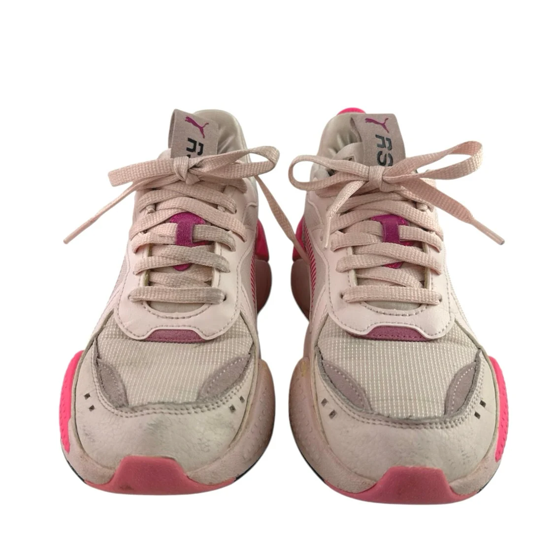 PUMA RS-X Soft Women's Pink Low Top Lace Up Athletic Running Sneakers Shoes Sz 8 - Image 2