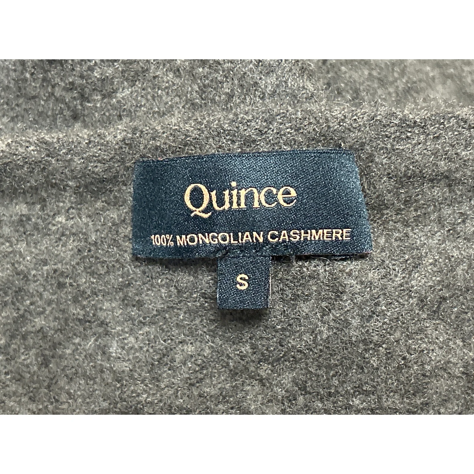 Quince Dark Brown 100% Cashmere Knit Long Sleeve Pullover Sweater Top Size S - Image 3
