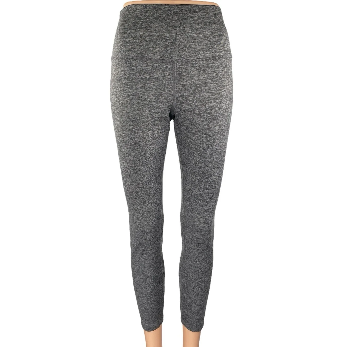Quince Gray Skinny Leg High Waist Activewear Workout Yoga Leggings Pants Size M