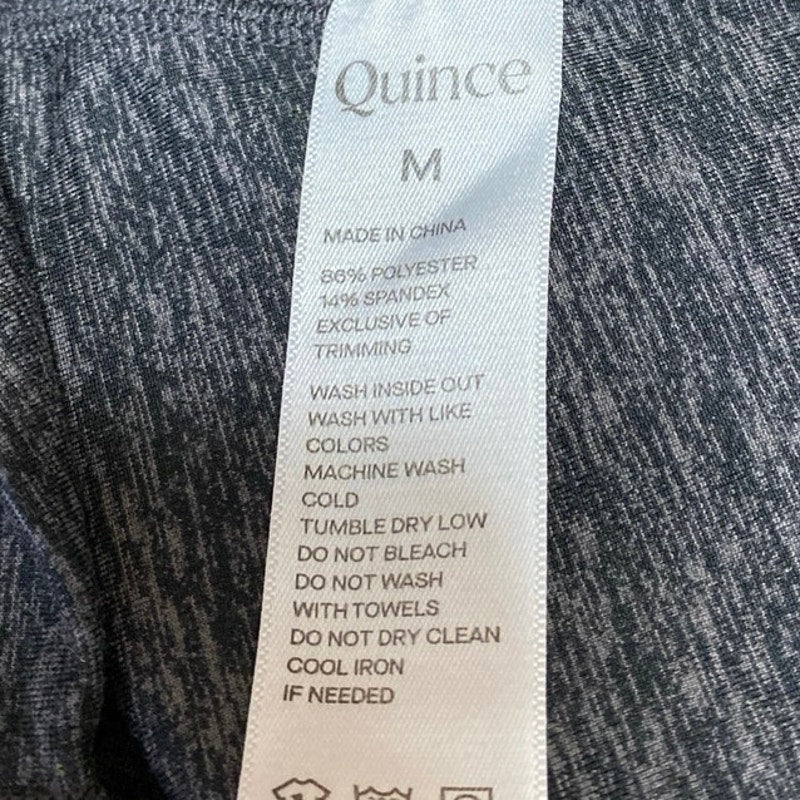 Quince Gray Skinny Leg High Waist Activewear Workout Yoga Leggings Pants Size M - Image 4
