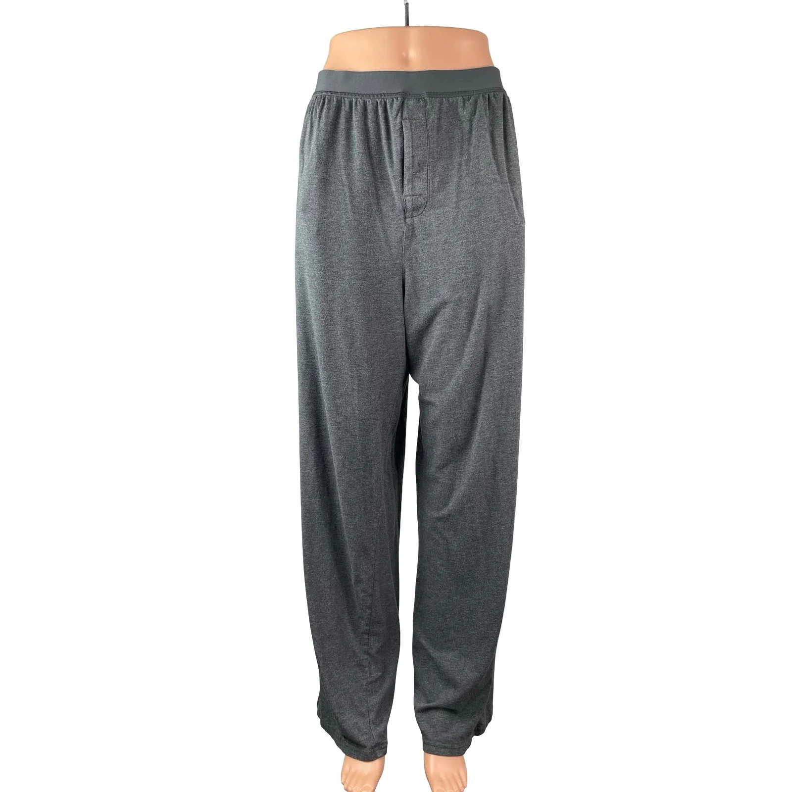 Quince Women's Gray High Rise Pull On Wide Leg Lounge Athletic Trousers Pants M