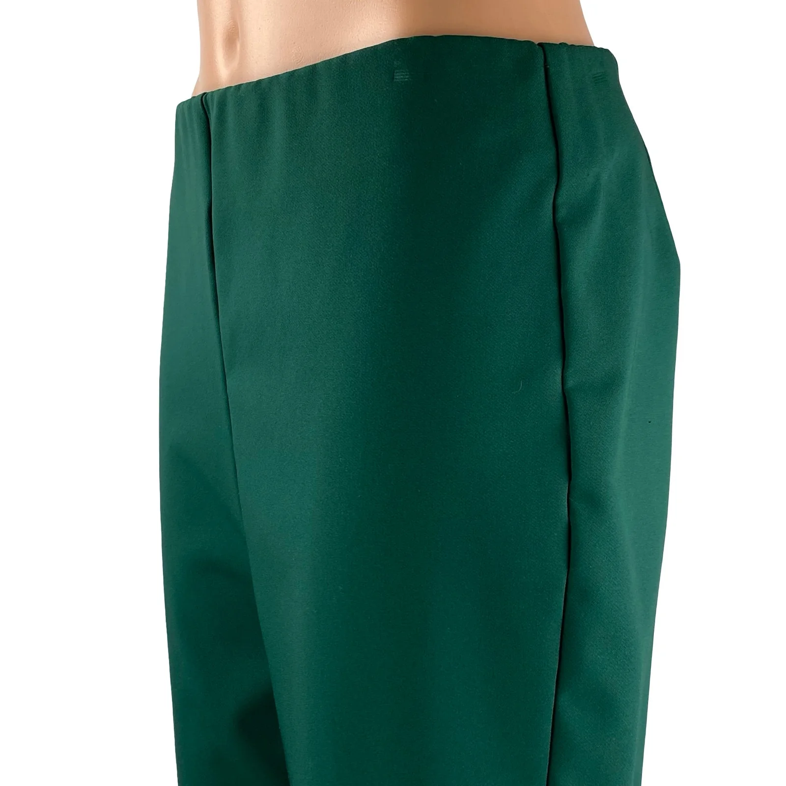 Rachel Zoe Women's Green High Rise Bootcut Flare Wide Leg Trousers Dress Pants 8 - Image 2