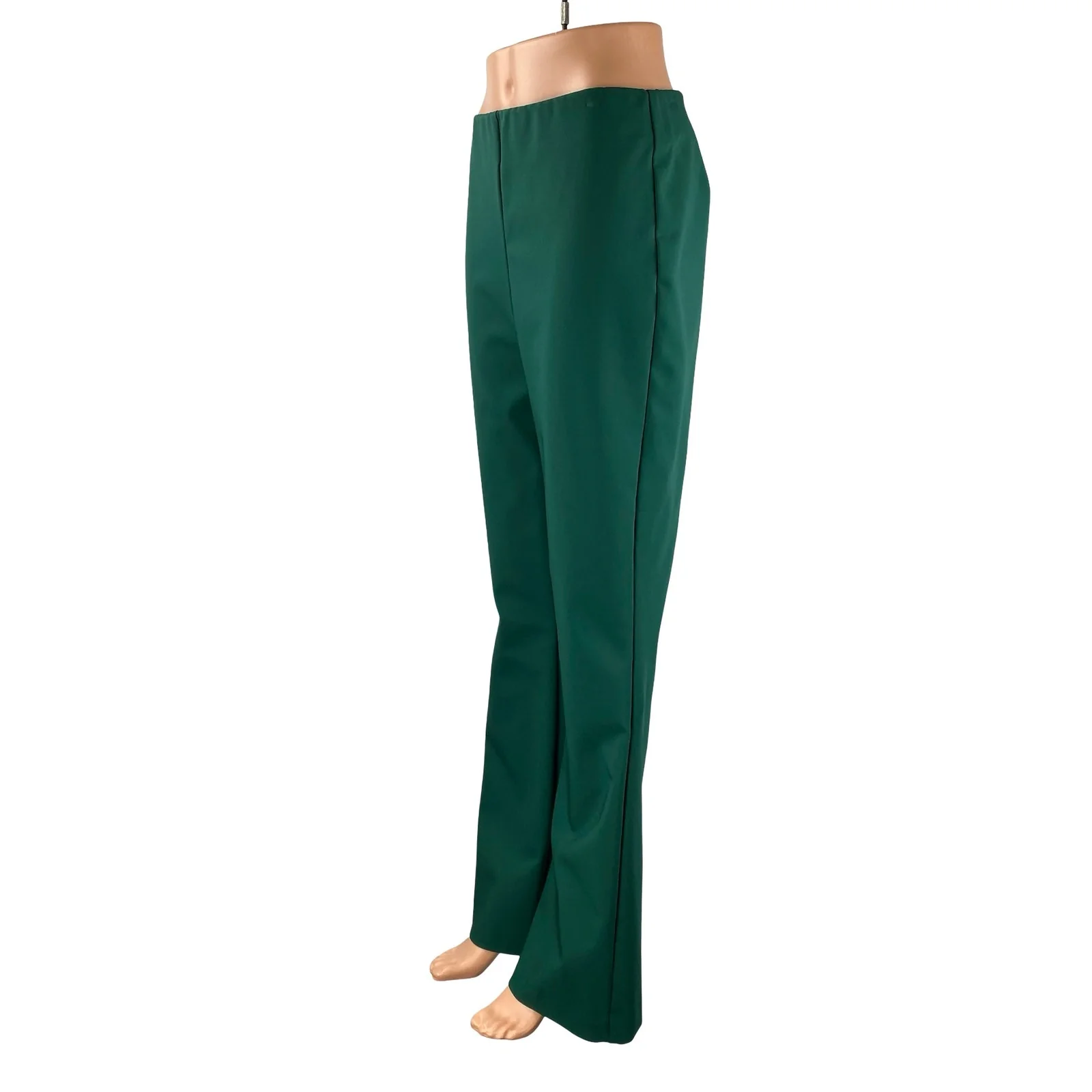 Rachel Zoe Women's Green High Rise Bootcut Flare Wide Leg Trousers Dress Pants 8 - Image 3